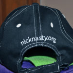 Black and Gray Hat - logo front, website on back